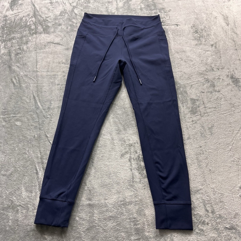 Spider High Rise Tight Womens L Side Pockets Darkest Night Blue Joggers